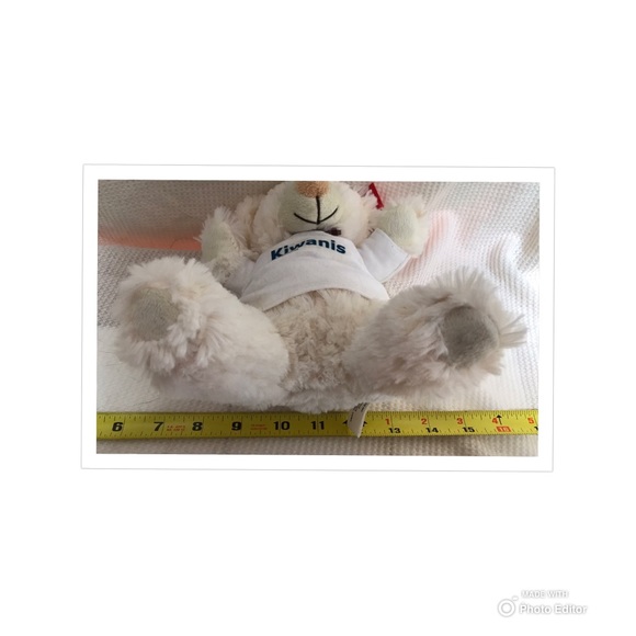 KIWANIS CLUB COLLECTIBLE PLUSH TEDDY BEAR STUFFED - Picture 8 of 9